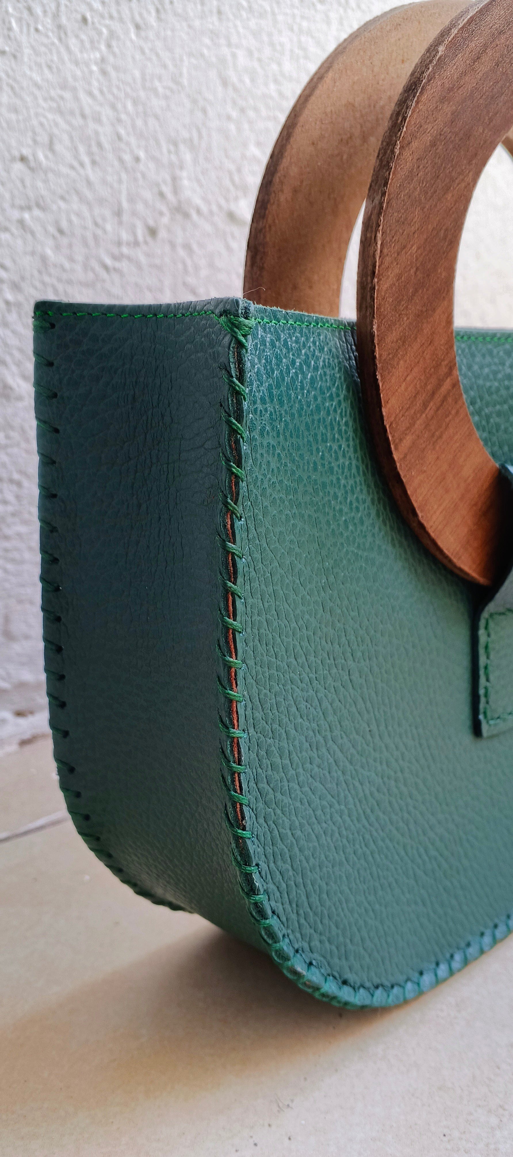 The Atlas Bag – Handgemaakte Leren Tas | Groen