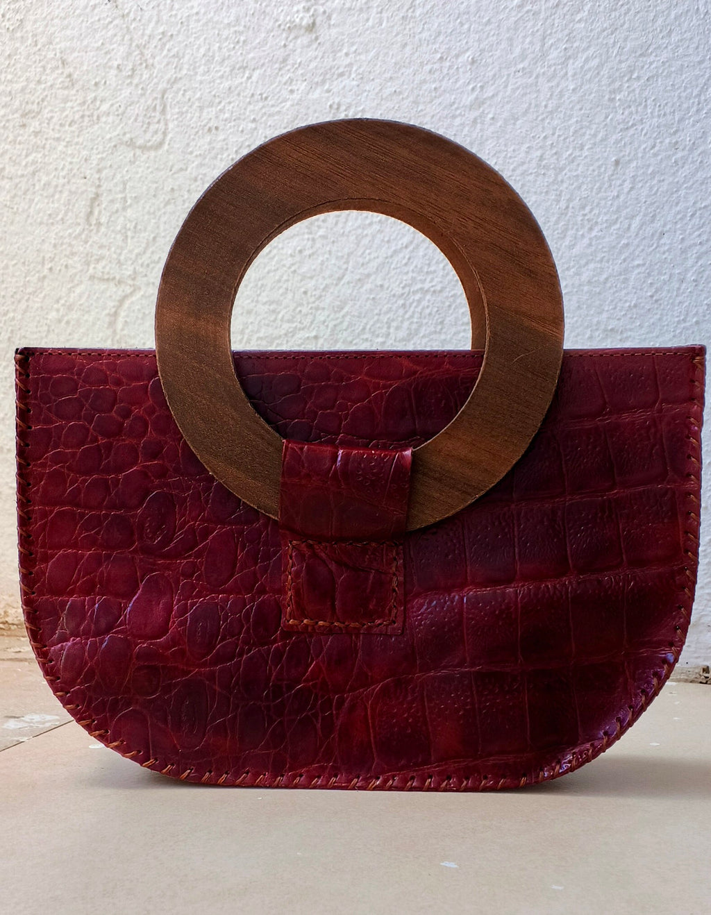 The Atlas Bag – Handgemaakte Leren Tas | Bordeaux