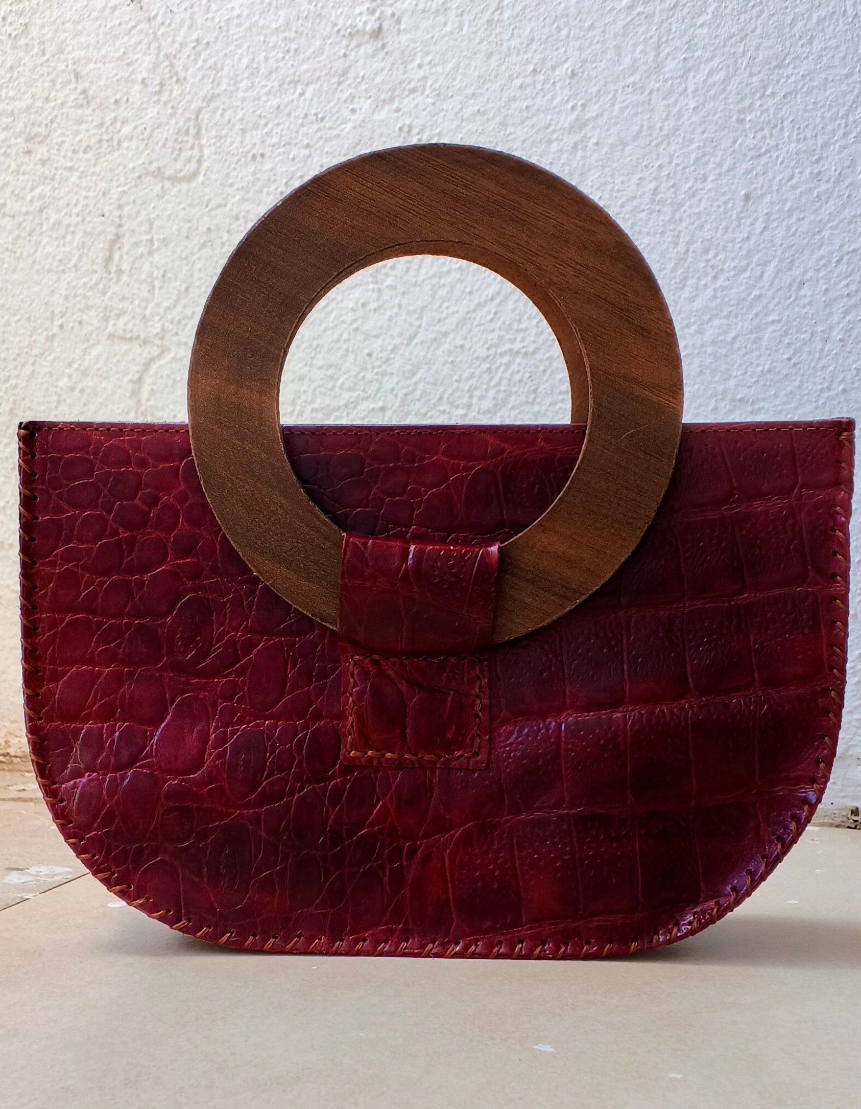 The Atlas Bag – Handgemaakte Leren Tas | Bordeaux