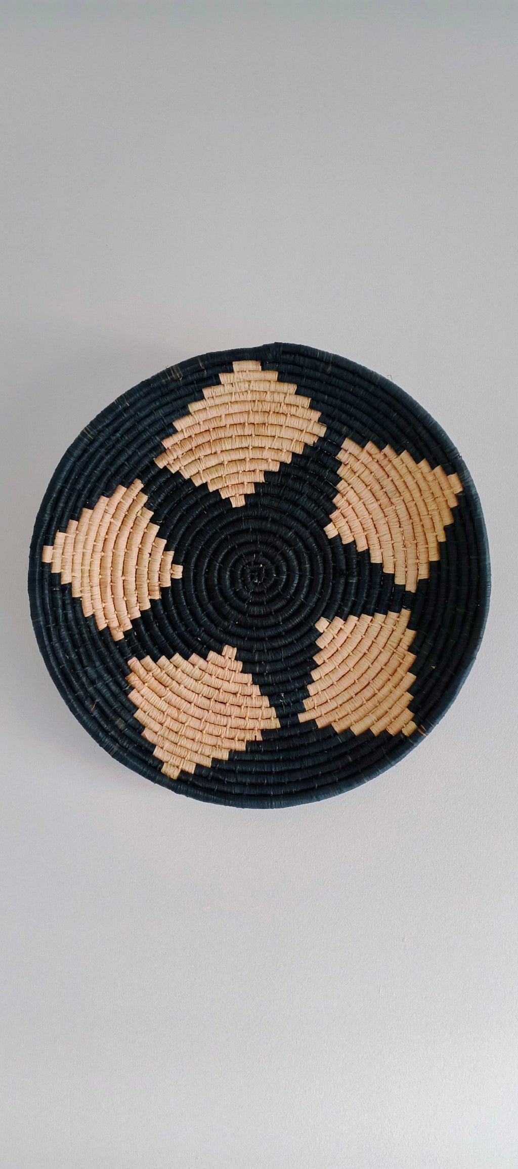Handgemaakte Raffia Wandborden Set van 3 – Ambachtelijke Wanddecoratie