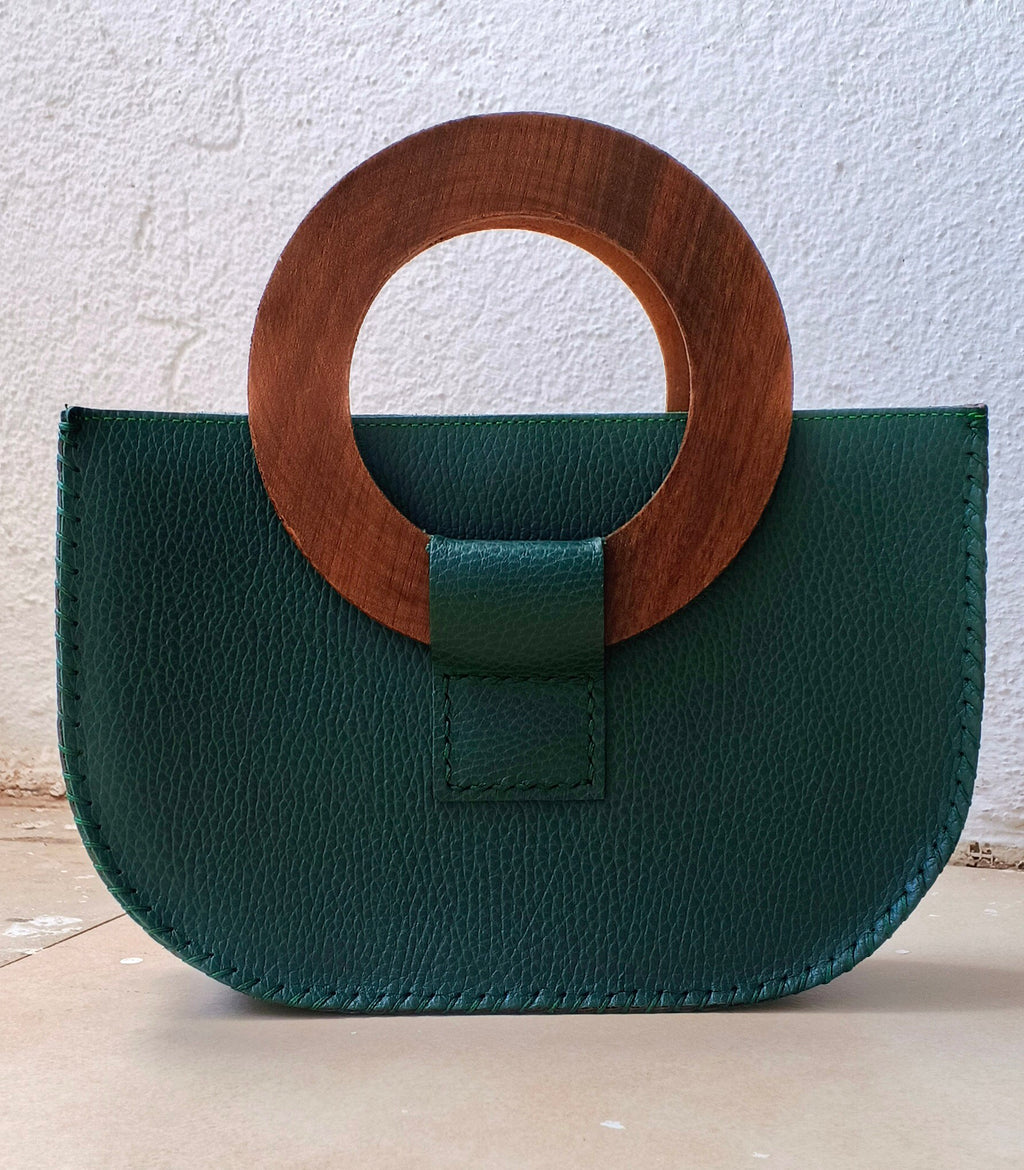 The Atlas Bag – Handgemaakte Leren Tas | Groen